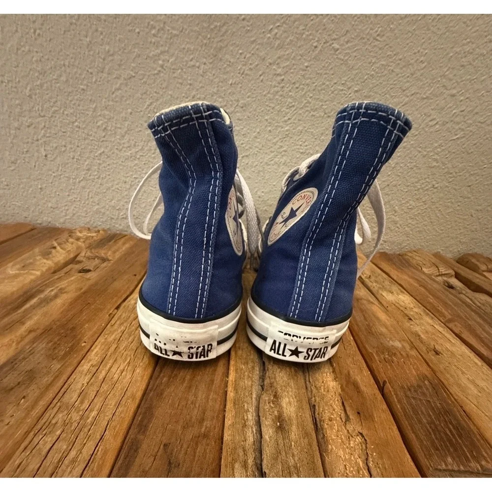 Converse Chuck Taylor All Star High Top Size 4 Navy Blue Kids Sneakers A09121C